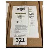 Hero 28" 5-Blade Ceiling Fans x 2