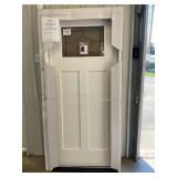 36" Craftsman Black Leaded Door R.H.