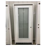 36" x 80 LH Fiberglass Full View Exterior Door