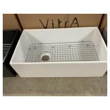 Fireclay Single Bowl 33" Farm Sink