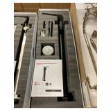 DXV Matte Black Floor Mount Tub Filler