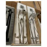 DXV Platinum Nickel Floor Mount Tub Filler