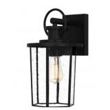 Ashley 1-Bulb Wall Lantern in Black x 2
