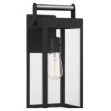 Ashley 1-Bulb Wall Lantern in Black x 2