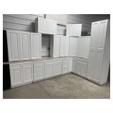 15pc. Silvercreek Aspen White 42" Kitchen
