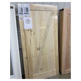 38" x 84" Knotty Pine Z-Style Barn Door