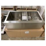 36" Apron Front Stainless Steel Sink