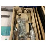 Brushed gold, single handle bath faucet
