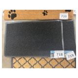 18 X 30 black trapper mat X2