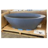 71" Acquabella Opal Bathtub In Gray