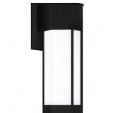 Quoizelï¿½ 1-Bulb LED Wall Lantern in Black x 2