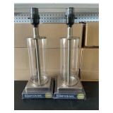 Hampton Bayï¿½ 13.5" Lamp Base in Nickel x 2