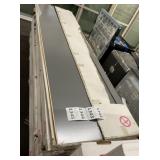 96" Fridge End Cabinet Panel in Fog x 8