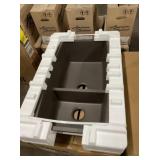 Blanco 60/40 Undermount Sink in Brown