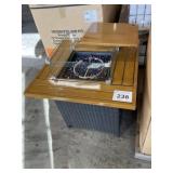 28" Propane Fire Table w/ Iron Top