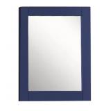 28" Framed Wall Mirror in Blue