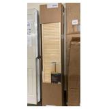 30" Full Louver Bifold Doors x2