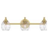Ashley 3-Bulb Vanity Light in Brass x 2