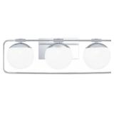 Quoizelï¿½ 3-Bulb Vanity Light in Chrome