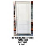 36" RH Fiberglass Exterior Entry Door