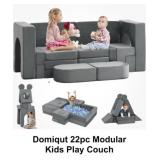 Domiqut 22pc Kids Modular Play Couch Set