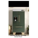 ROBOTIME Wooden Toy Fridge-Vintage Green