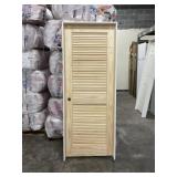 30" x 80" RH Louvered Pine Interior Door