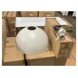 Box Of Dome Pendant Light Shade and Canopy x6