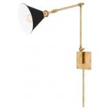 Ashley 1-Bulb Wall Sconce in Brass x 2