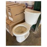 American Standard Round Bowl 2 PC White Toilet