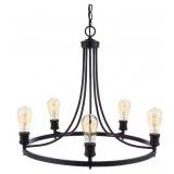 DSI Lighting 5-Bulb Chandelier in Black