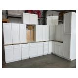 RTA 15pc. Silvercreek White Shaker 42" Kitchen