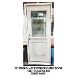 32" RH Fiberglass Exterior Entry Door