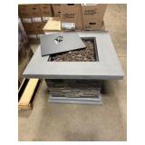 34" Outdoor Propane Firepit Table