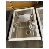 33" x 22" Stainless Double Bowl Sink