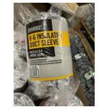 Case of (7) 8" x 5ft. R-6 Insulated Duct Sleeve