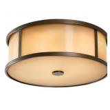 Feissï¿½ 2-Bulb Flush Mount in Bronze