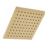 Glacier Bayï¿½ 8" Square Rain Showerhead in Gold