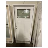 36" x 80" RH Fiberglass Craftsman Style Ext. Door