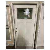 36" x 80" RH Fiberglass Craftsman Style Ext. Door