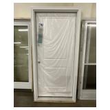 36" x 80" RH Fiberglass 2-Panel Exterior Door