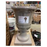 (2pk) 16" Zinc Resin Planter