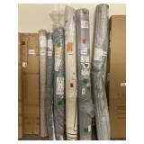 76 x 12 Black & White Fern Area Rug