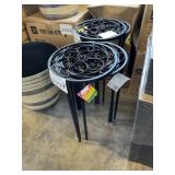 21"H Metal Plant Stand x 3