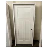 36" x 80" LH Fiberglass Craftsman Style Ext. Door