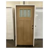 36" x 80" LH Fiberglass Craftsman Style Ext. Door