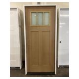 36" x 80" RH Fiberglass Craftsman Style Ext. Door