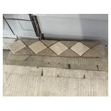 Prima Listello Tuscano Diamond Noce/Ivory x30pcs