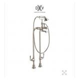 DXV Platinum Nickel Floor Mount Tub Filler
