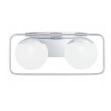 Quoizelï¿½ 2-Bulb Vanity Light in Chrome x 2